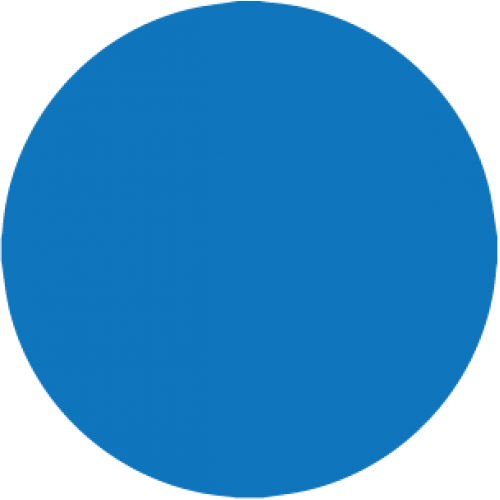 N200BLU - 1/2" Blue Color Dot -350 per roll