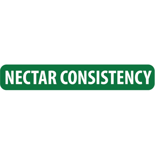 N202NEC - 1/4" X 1-1/2" Dietary Alert Label -NECTAR CONSISTENCY