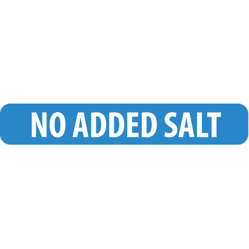 N202NAS - 1/4" X 1-1/2" Dietary Alert Label -NO SALT