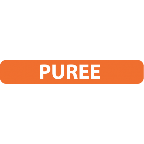 N202PUR - 1/4" X 1-1/2" Dietary Alert Label -PUREE
